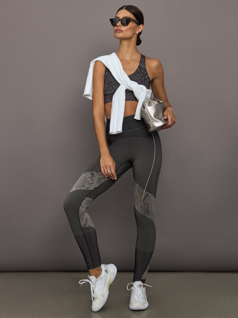 aSMC TrueStrength Seamless Yoga Leggings - Black/White