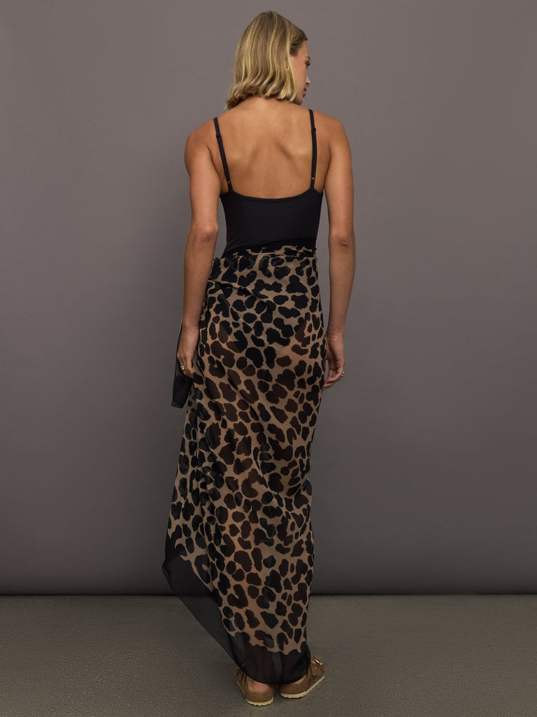 Long Pareo - Leopard