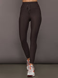 High Rise Sport Pocket Legging in Melt - Chocolate Torte