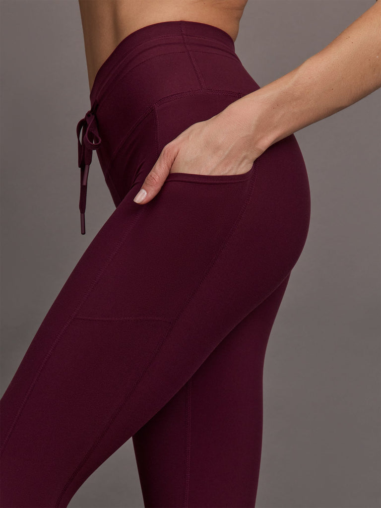 High Rise Sport Pocket Legging in Melt - Fig