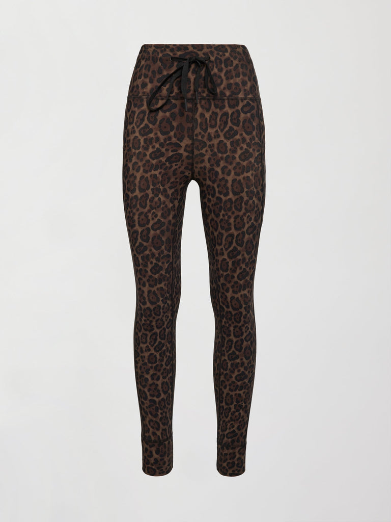 High Rise Sport Pocket Legging in Melt - Leopard Print