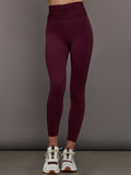 Ruched Mesh Legging in Melt - Fig