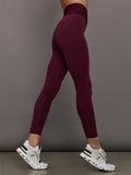 Ruched Mesh Legging in Melt - Fig