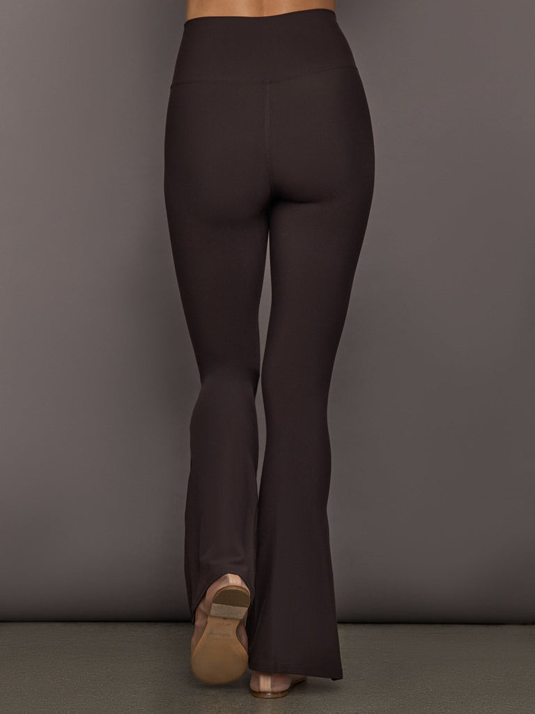 Split Bootcut Legging in Melt - Chocolate Torte