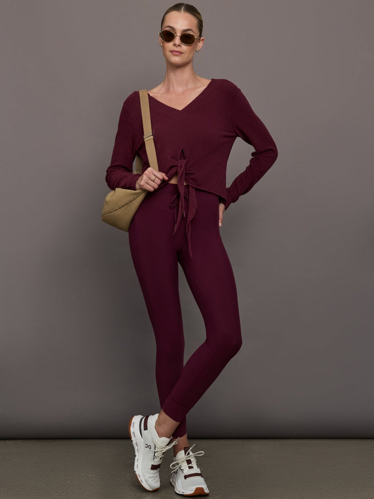 Square Neck Bra in Melt - Fig