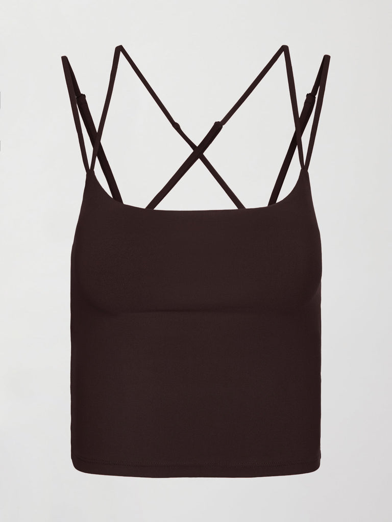 Strappy Tank in Melt - Chocolate Torte