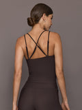 Strappy Tank in Melt - Chocolate Torte
