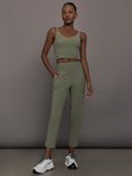 V-Neck Tank in Melt - Moss