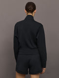 Full Zip Jacket in Interlock - Black