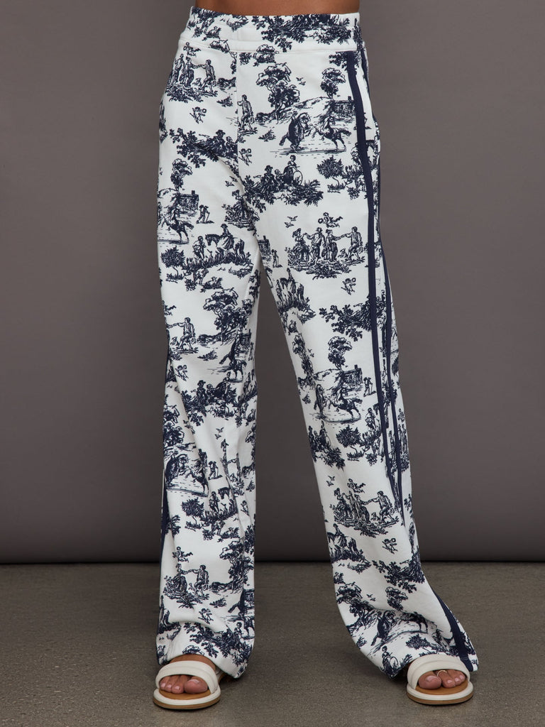 Toile Track Pant - Navy Toile