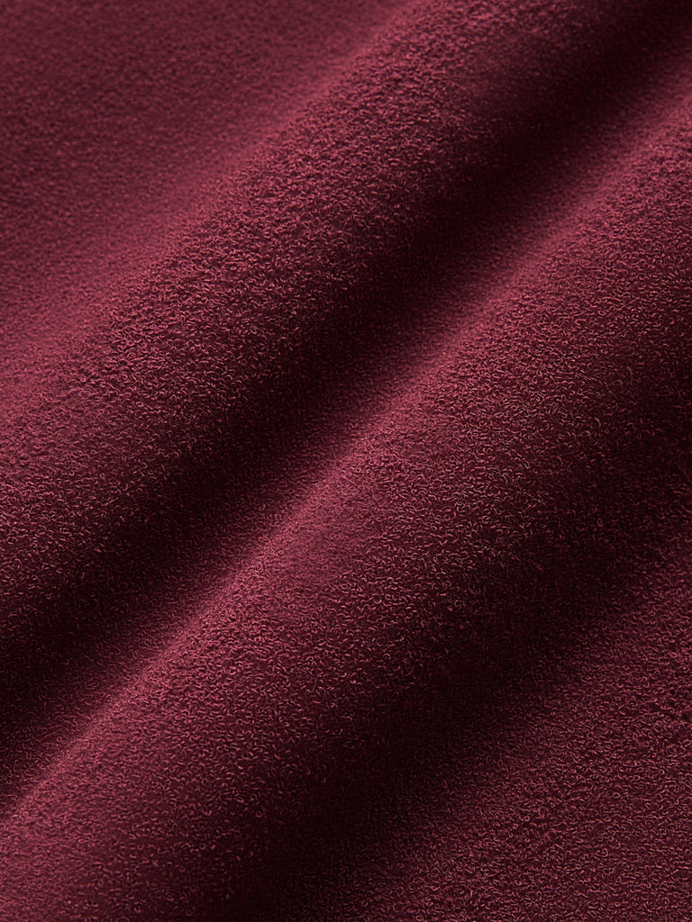 Knot Front Sweater - Fig