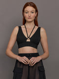 Odyssey Longline Bra - Black