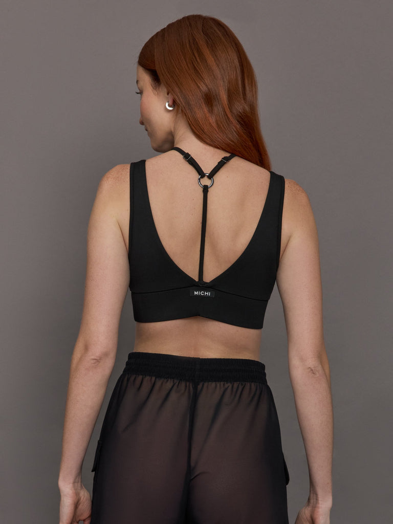 Odyssey Longline Bra - Black