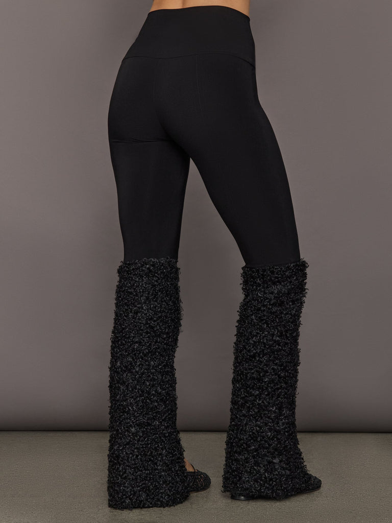 Curly Spat Legging - Black