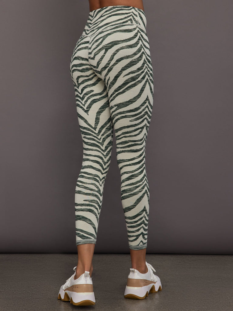 Reversible 25in High Midi Pant - Green