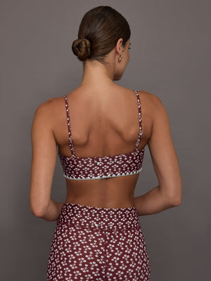 Firefly Hutton Scoop Bra - Floral