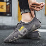 Men's Casual Leather Shoes Octopus Peas Shoes