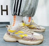 Men's Shoes Korean Style Low-cut Fashion Trendy Casual Shoes Platform Height Increasing Sports Running Shoes Trendy Shoes