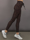 High Rise Sport Pocket Legging in Melt - Leopard Print