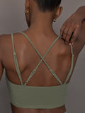 Strappy Bra in Melt - Moss
