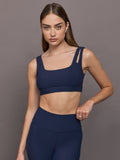 Cutout Bra in Melt - Navy