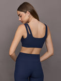 Cutout Bra in Melt - Navy