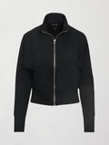 Full Zip Jacket in Interlock - Black