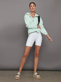 Biker Short in Melt - White