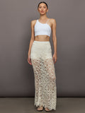 Obie Long Skirt - Cream