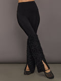 Curly Spat Legging - Black