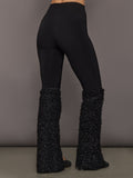 Curly Spat Legging - Black