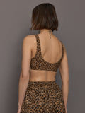 Panthera Scoop Neck Bra - Animal