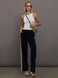 Monaco Freya Wide Leg Pant - Navy